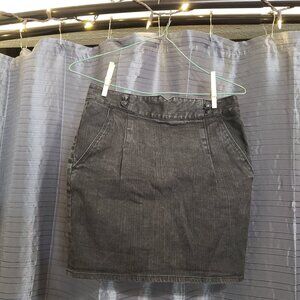 OBEY Brand Pencil Skirt - Black Denim - Size 27